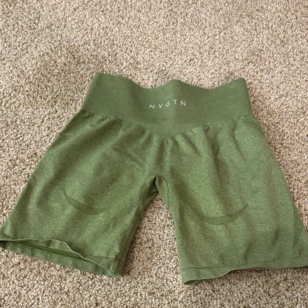 NVGTN Olive Green Bike Shorts
